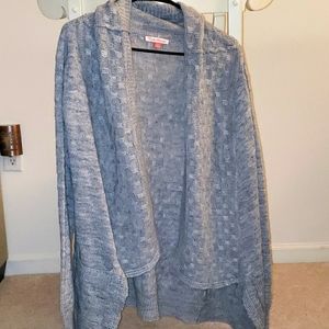 Gray cardigan